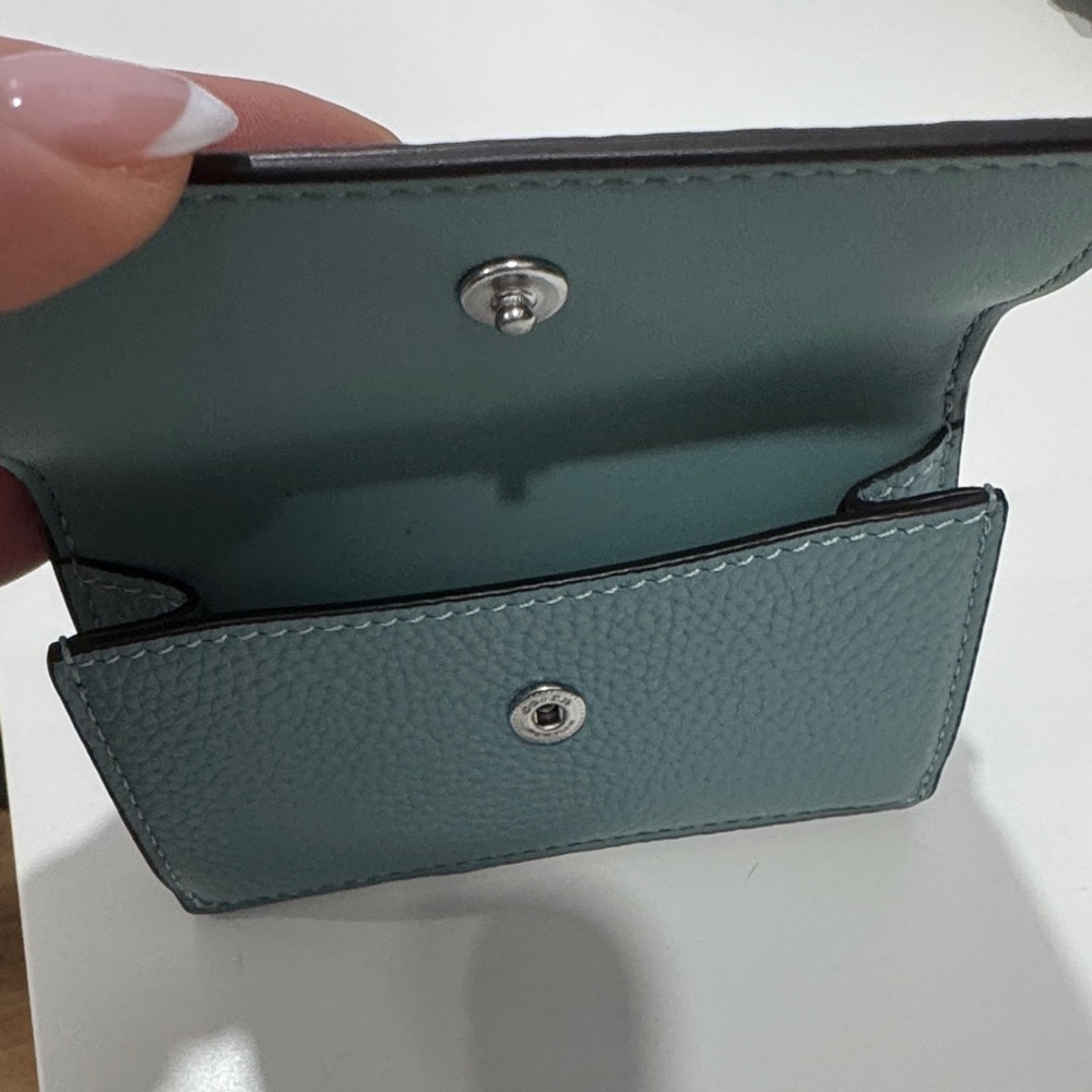 Coach Blue Leather Phone Holster - Picture 4 of 5